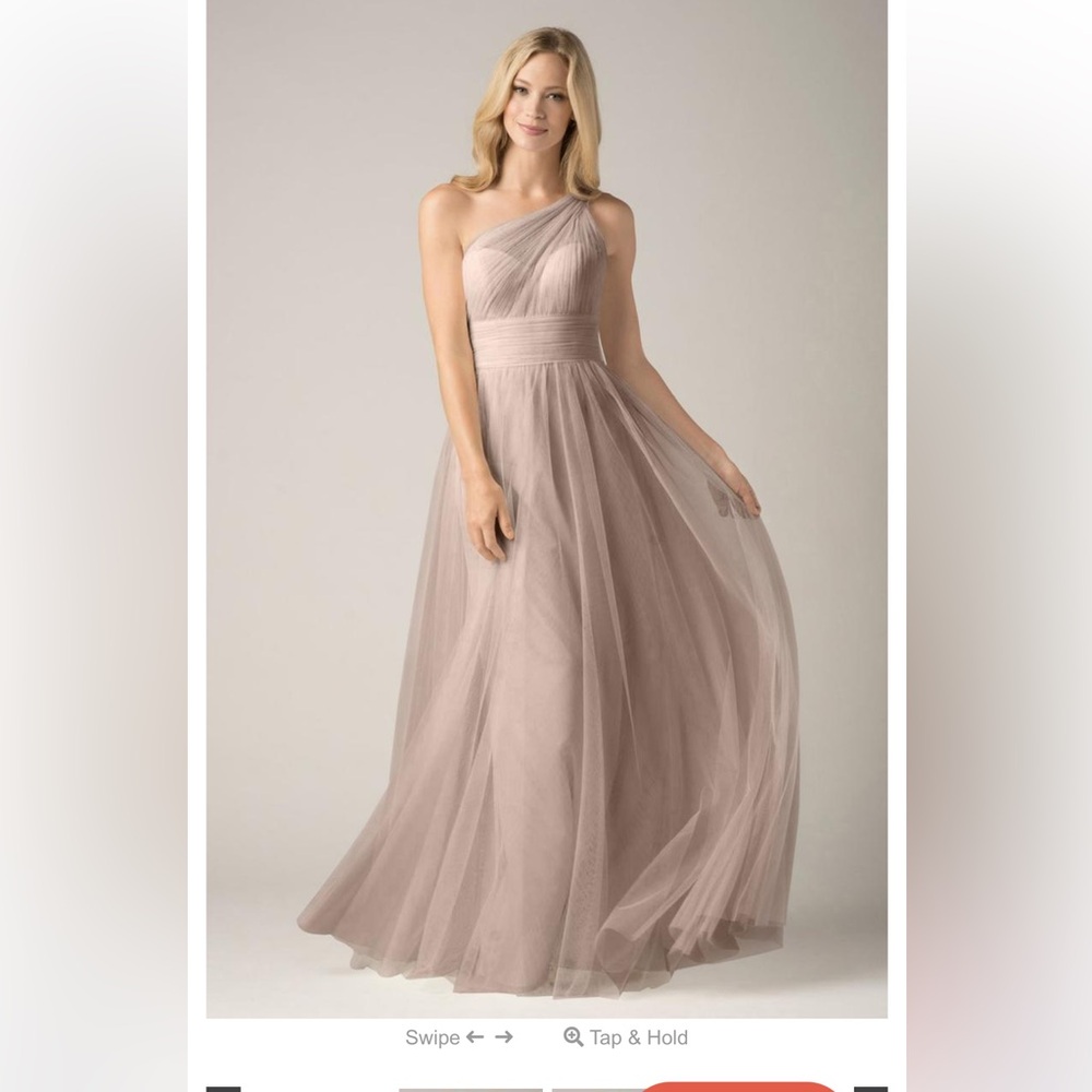 Wtoo dress size 4 light blush rose